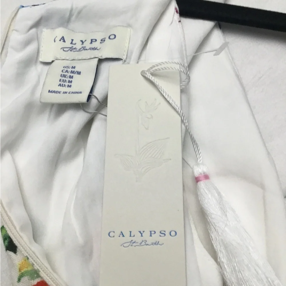 CALYPSO Elegant White Dress - Picture 9 of 15
